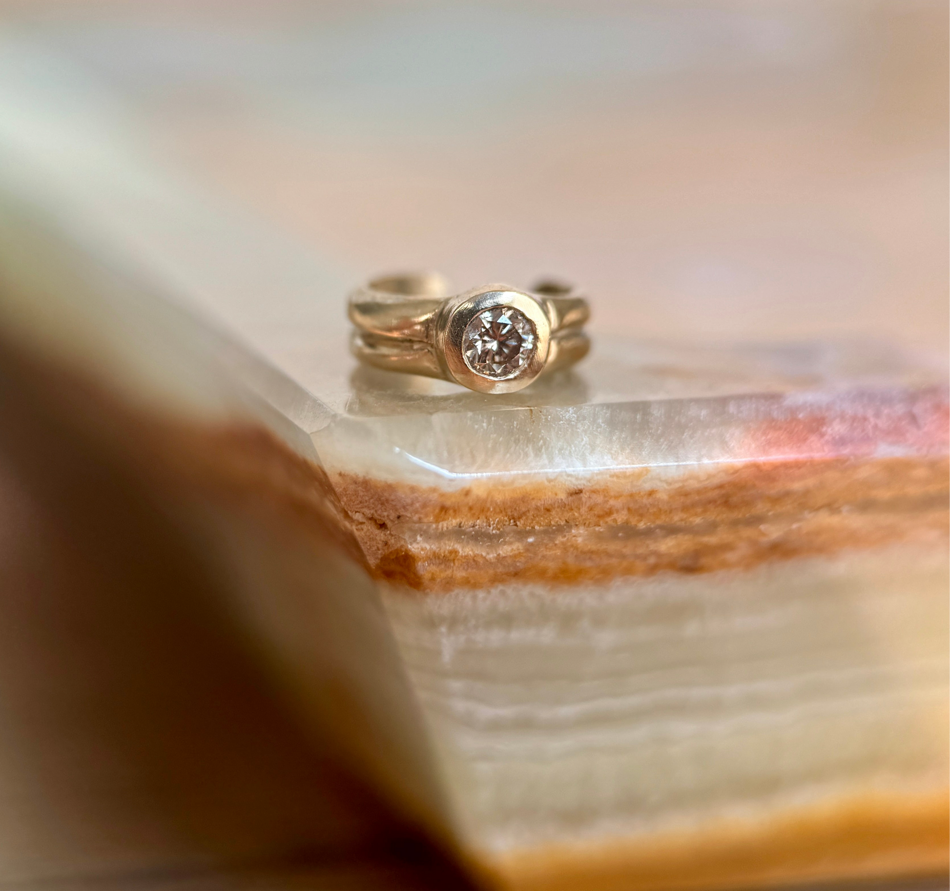 Eterna gemstone ear cuff