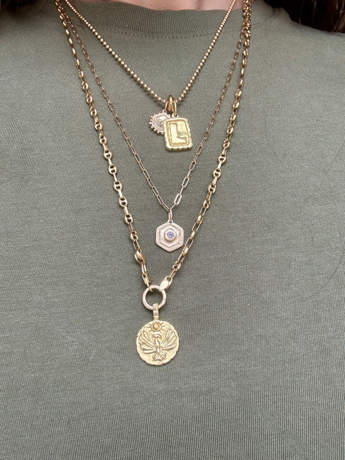Amber charm - Mellis Fine