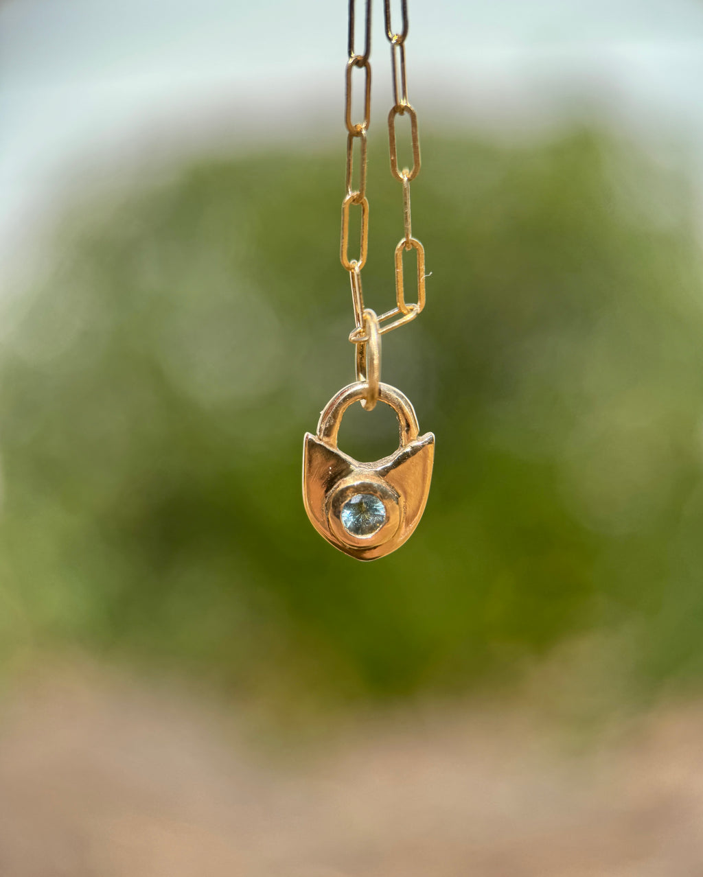 Montana kaleidoscope sapphire keep charm