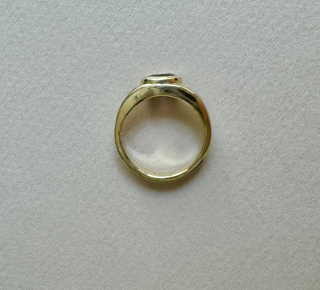 Eterna offset ring - Mellis Fine