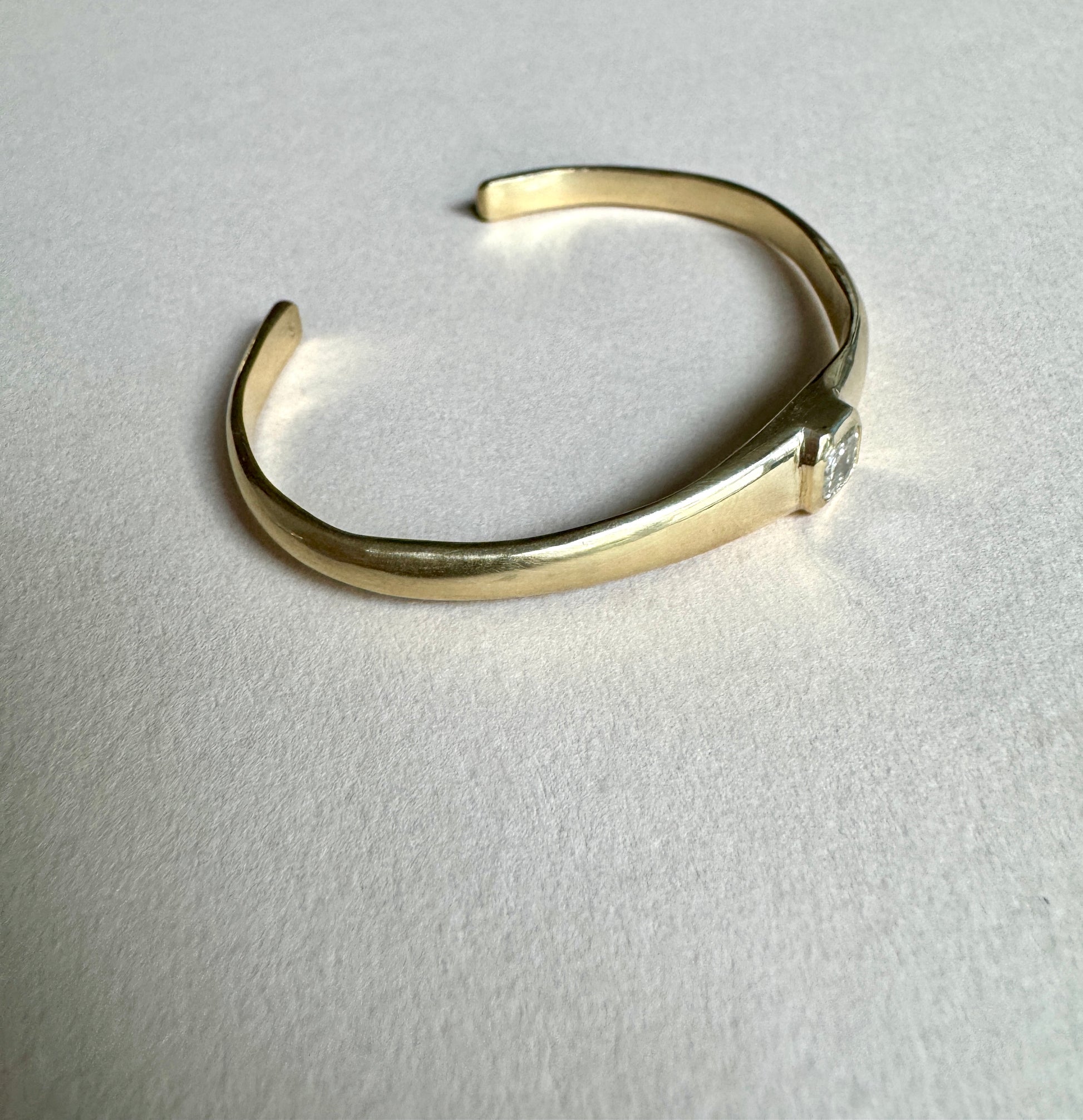 Diamond cuff bracelet