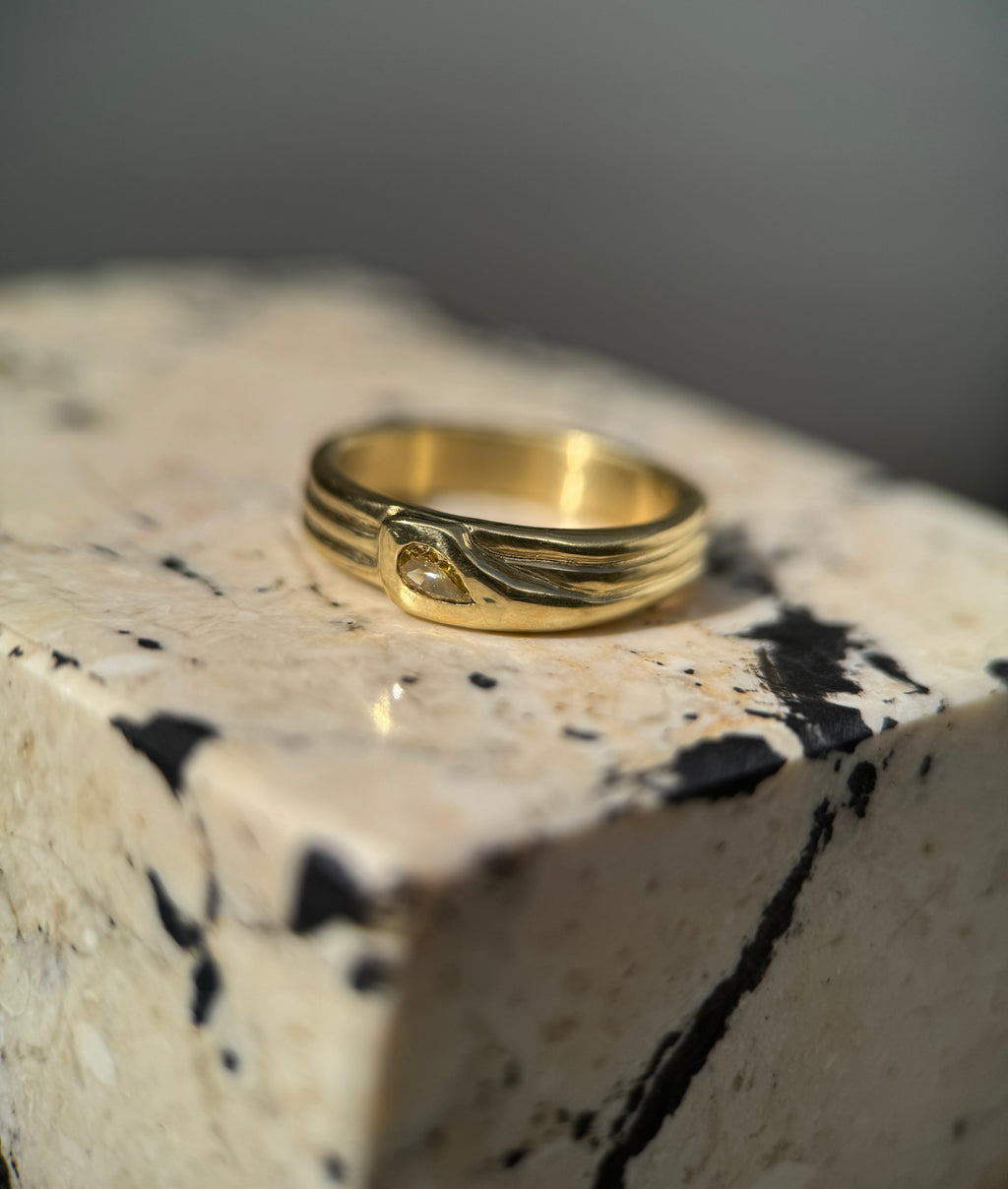 Diamond snake ring (size 7.5)