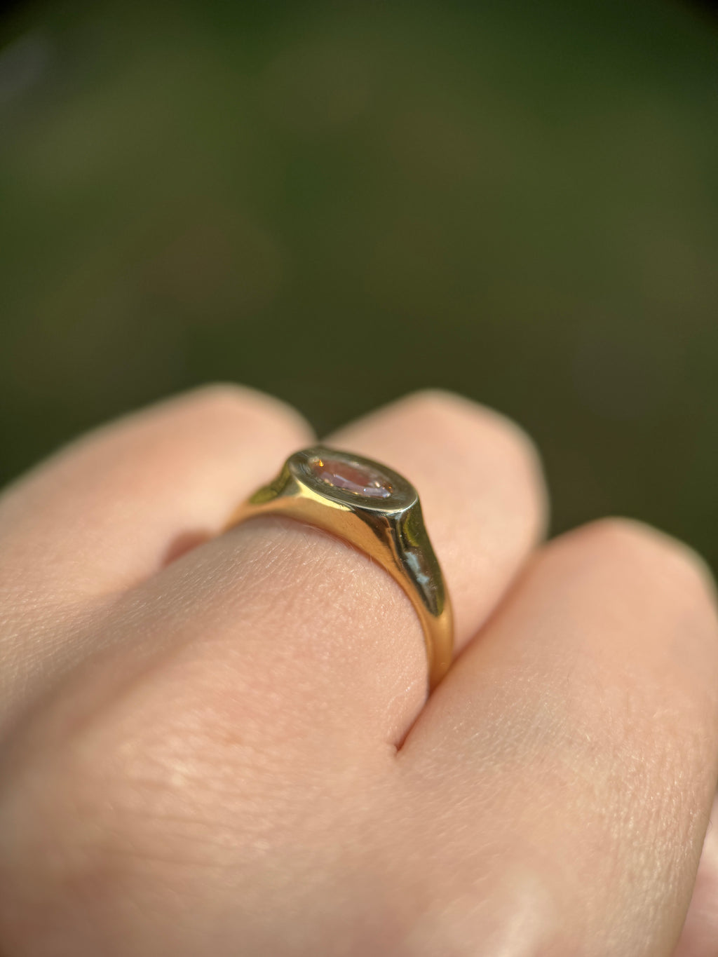 Moval diamond signet (size 6.75)