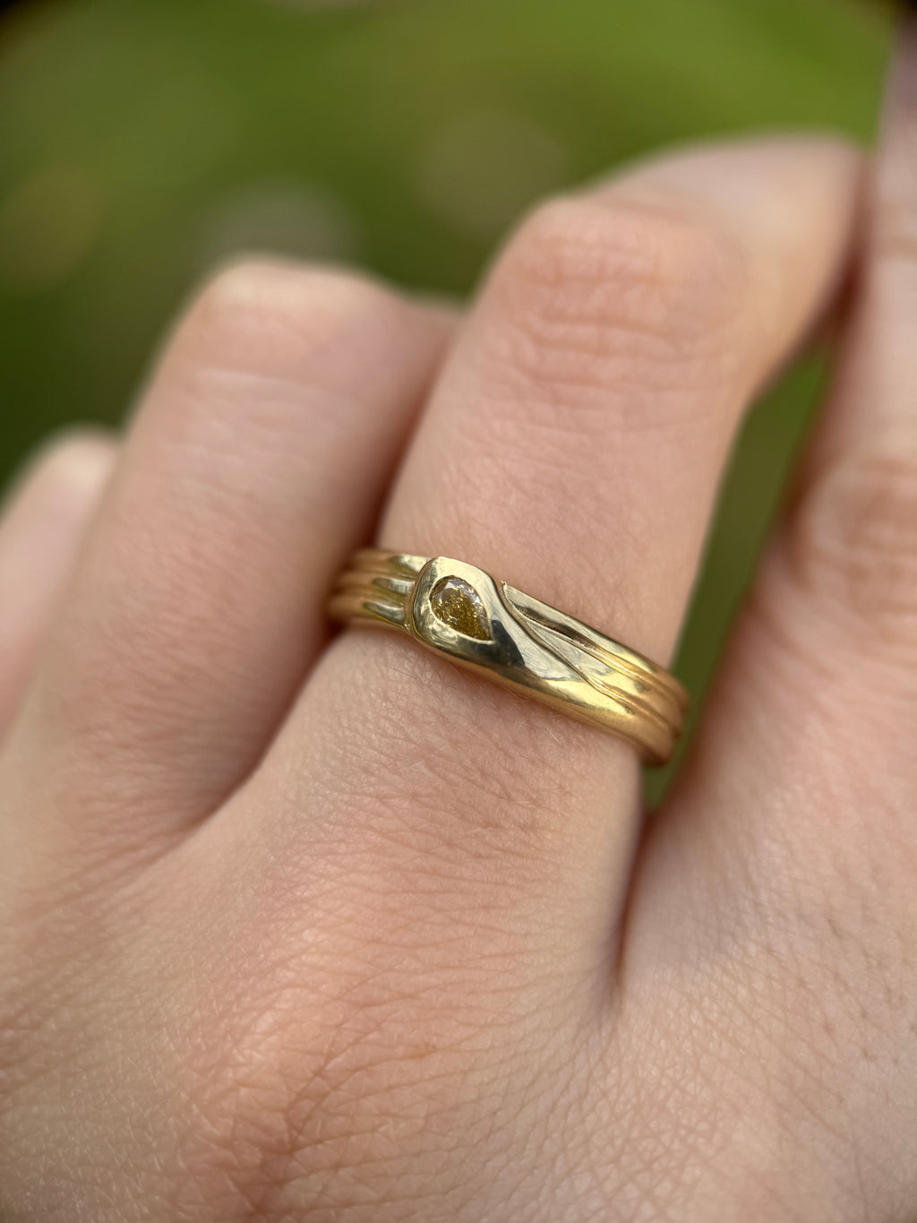 Diamond snake ring (size 7.5)