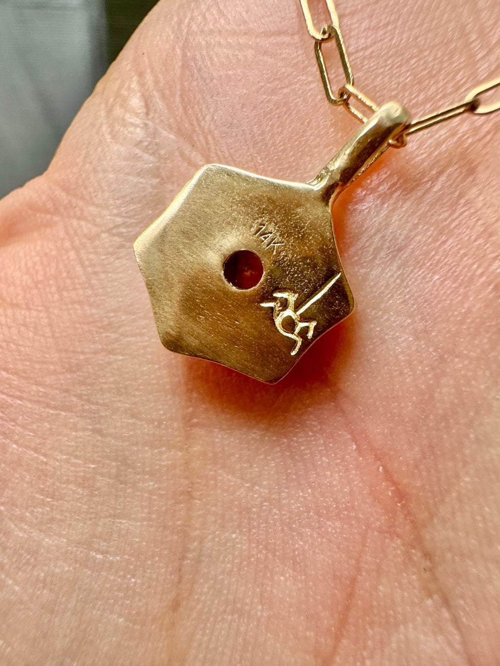 Honey web pendant