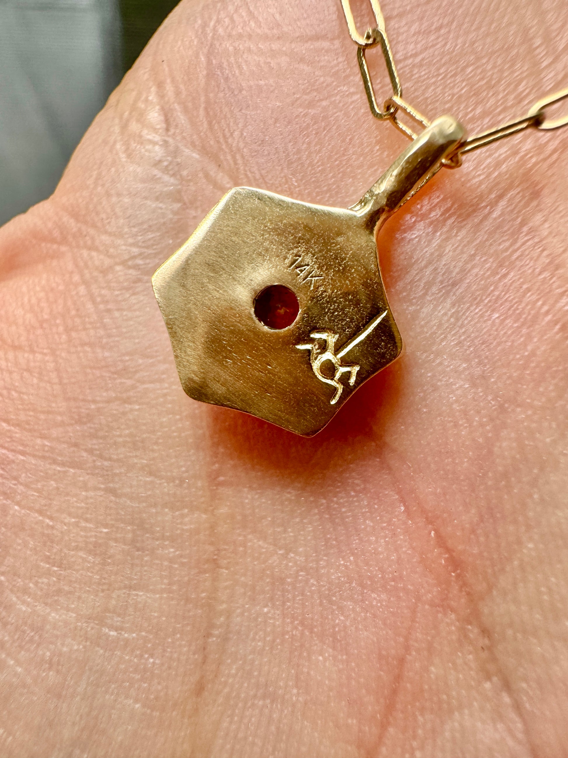 Honey web pendant