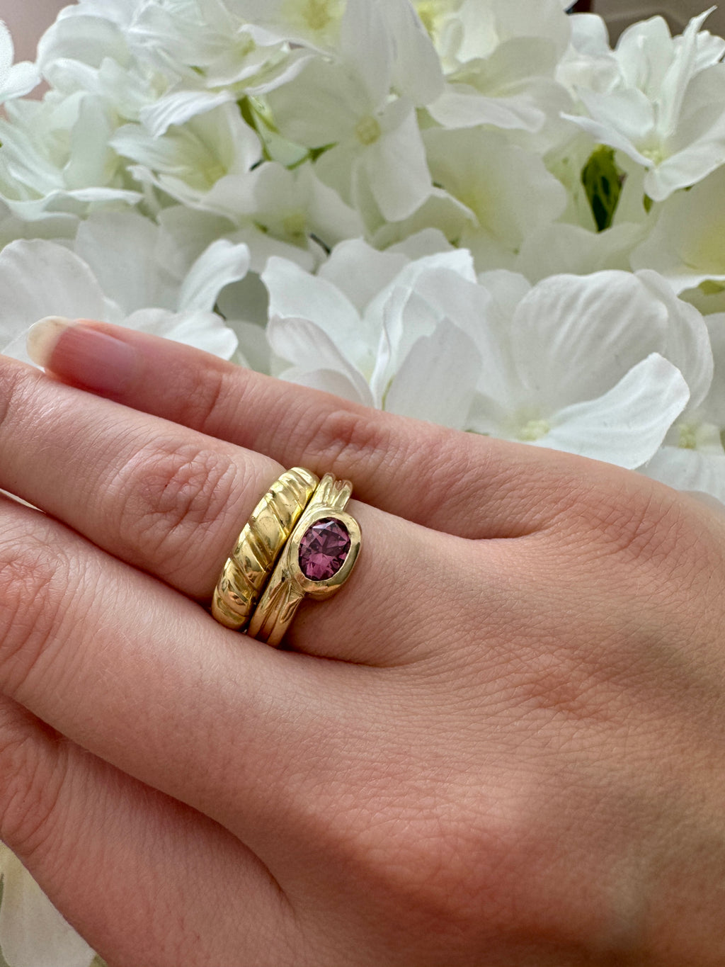 Eterna offset ring - Mellis Fine