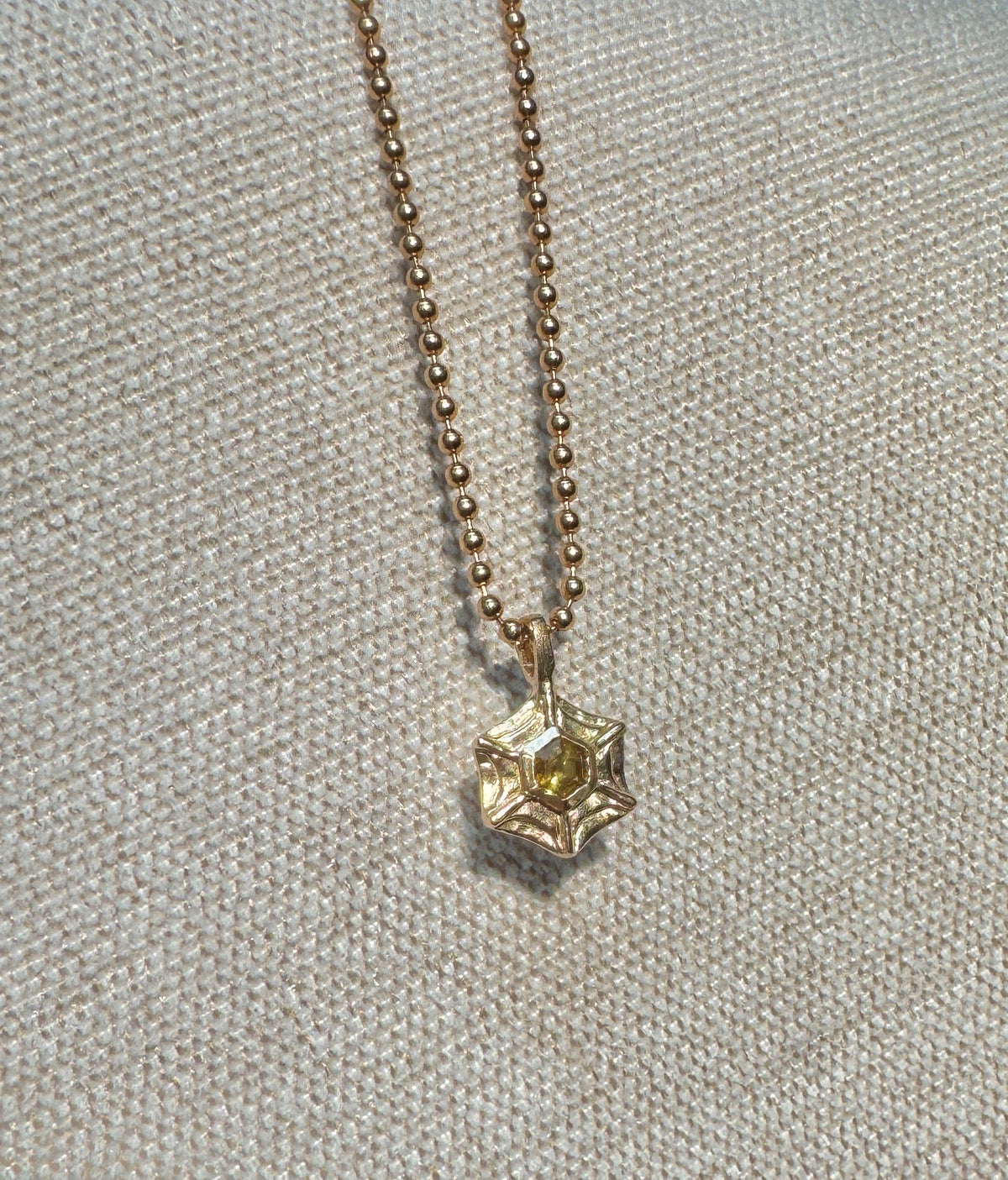 Honey web pendant