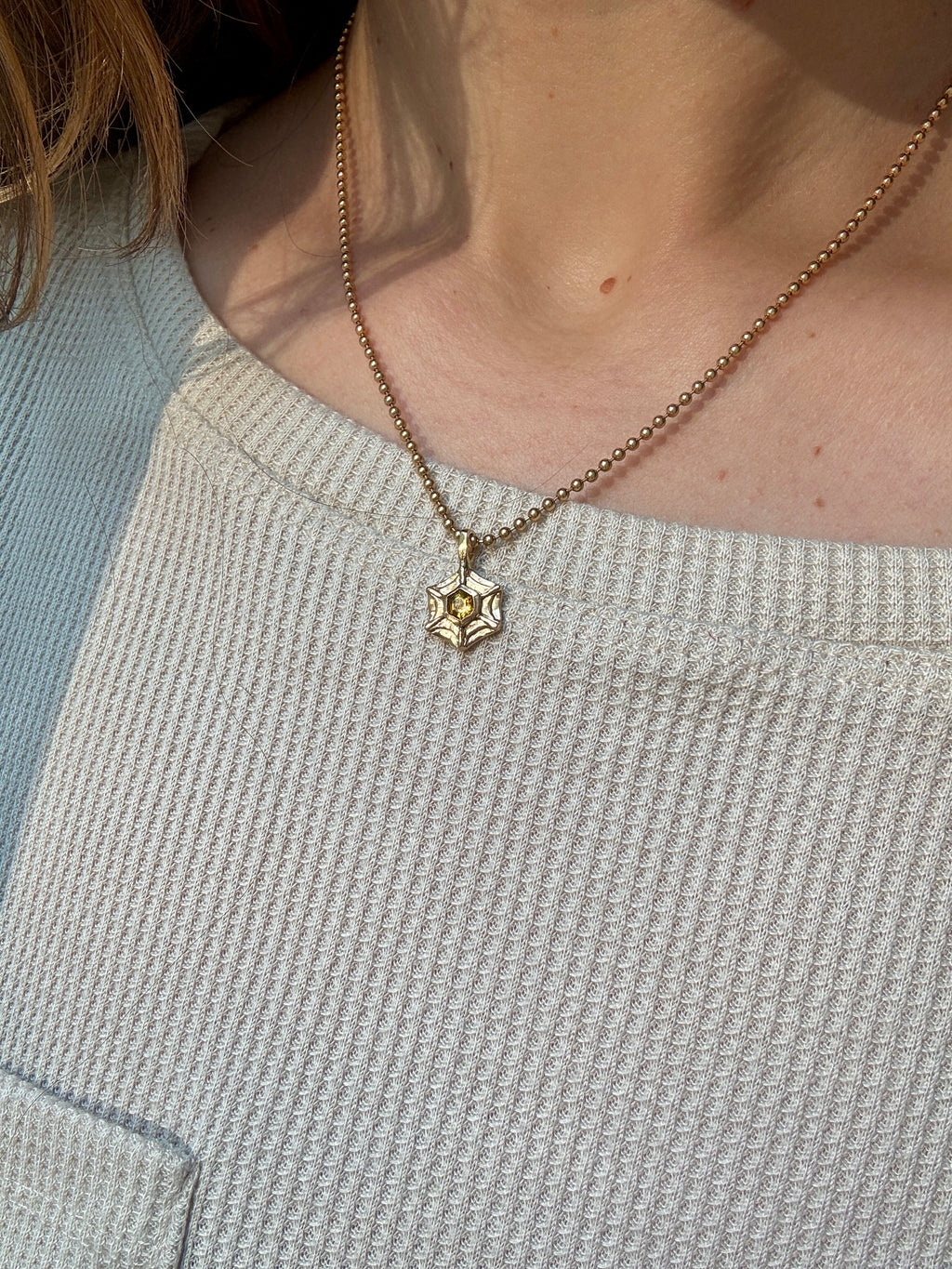 Honey web pendant