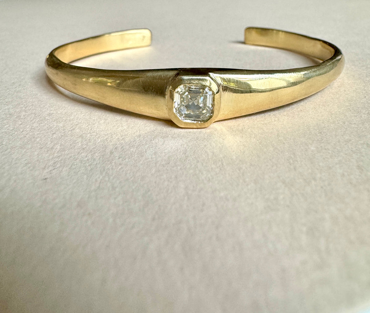 Diamond cuff bracelet (size 6.5-6.75”)