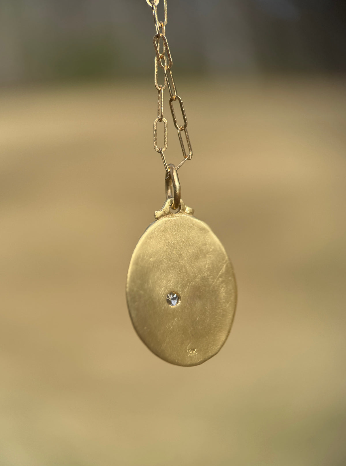 18k Ouro pendant: old euro (ready to ship)