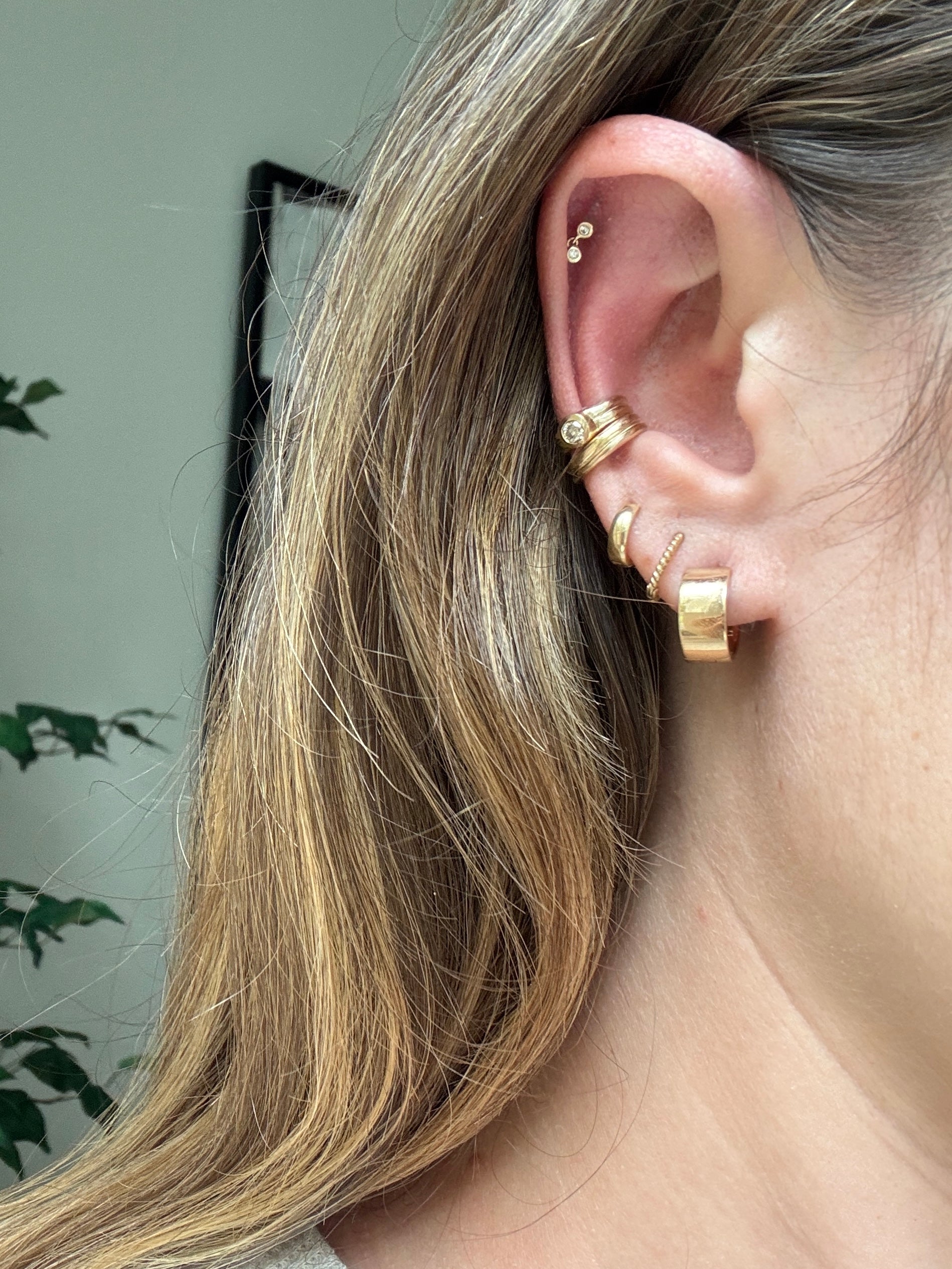 Eterna gemstone ear cuff