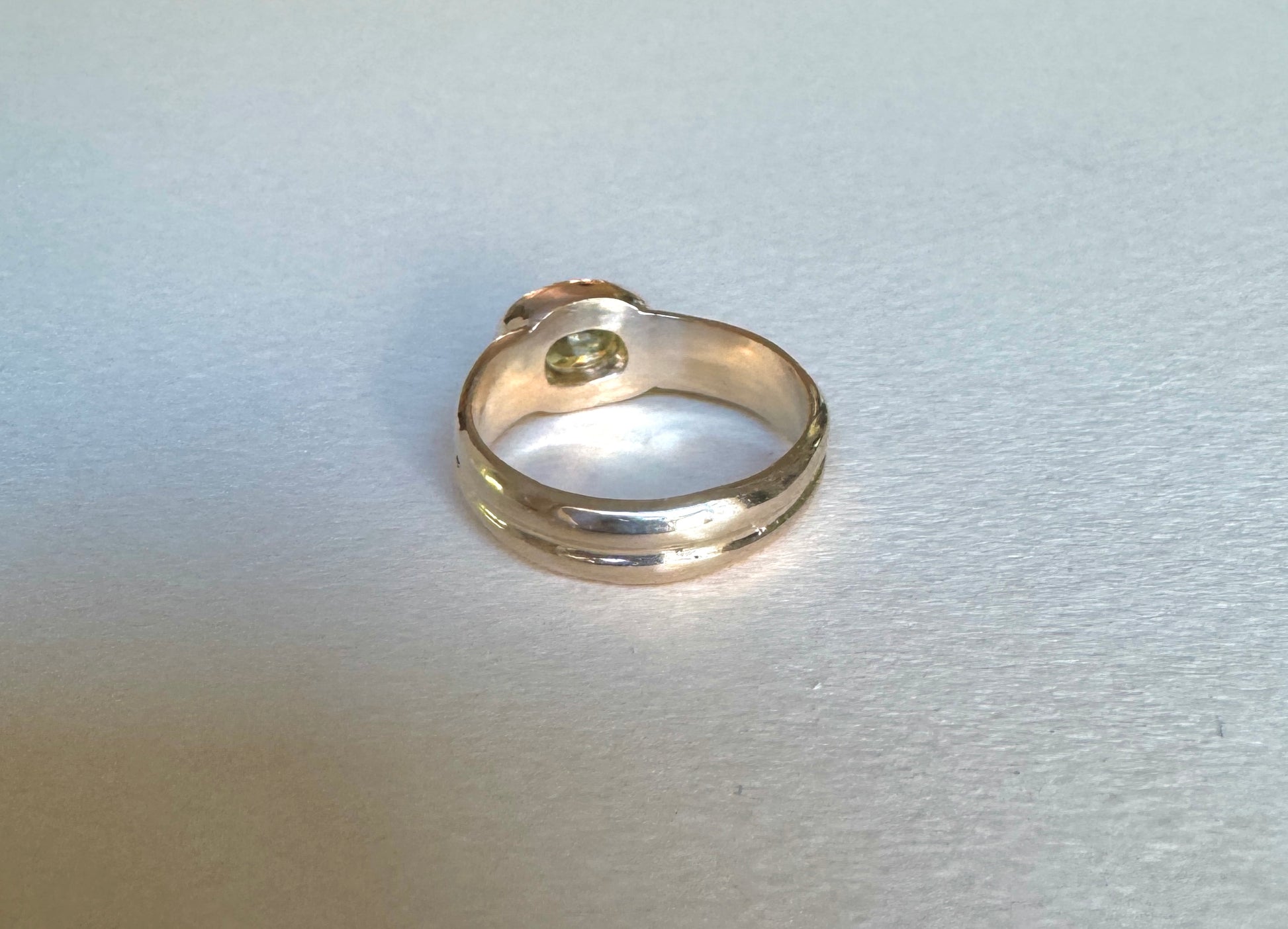 Eterna ring: Chrysoberyl (Size 7.25 - ready to ship) - Mellis Fine