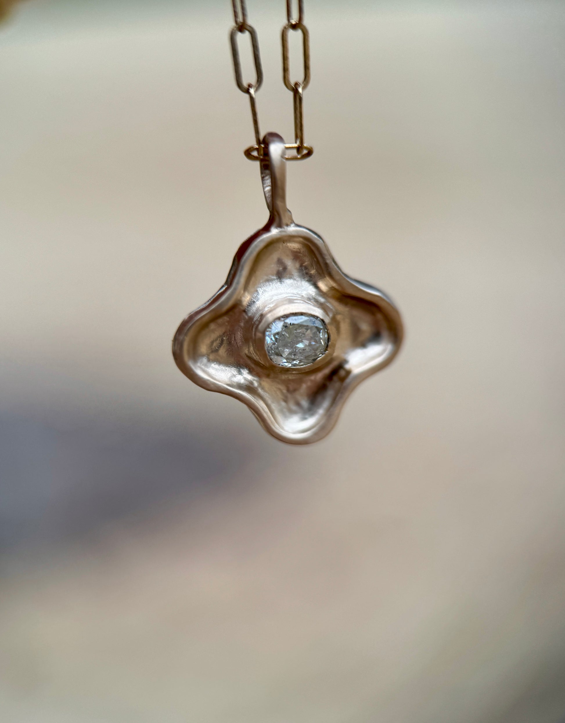Cloud pendant: Diamond