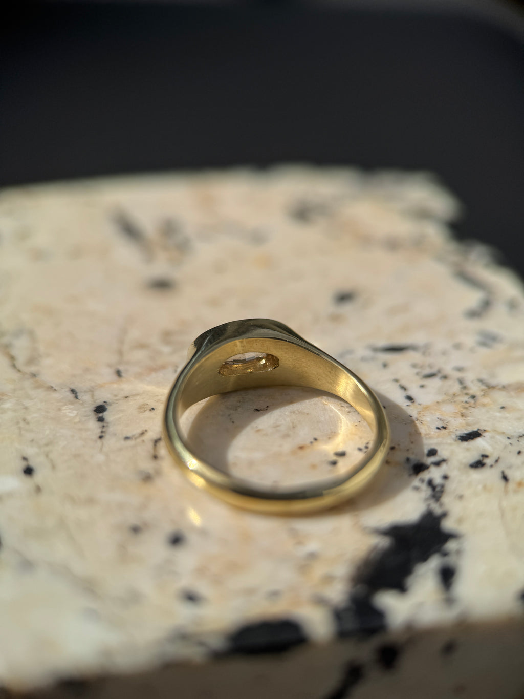 Moval diamond signet (size 6.75)