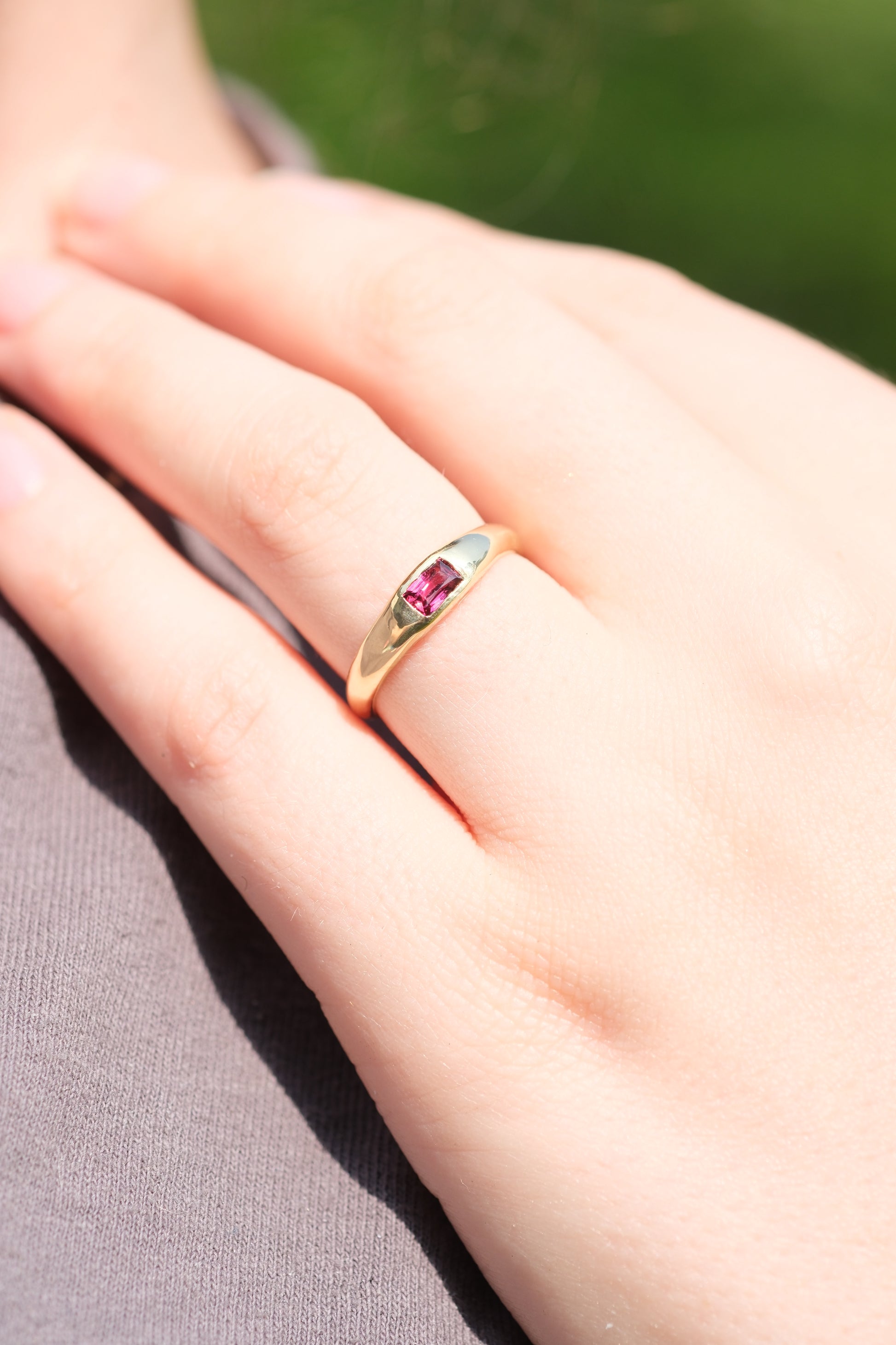 Ruby dome ring (size 7)