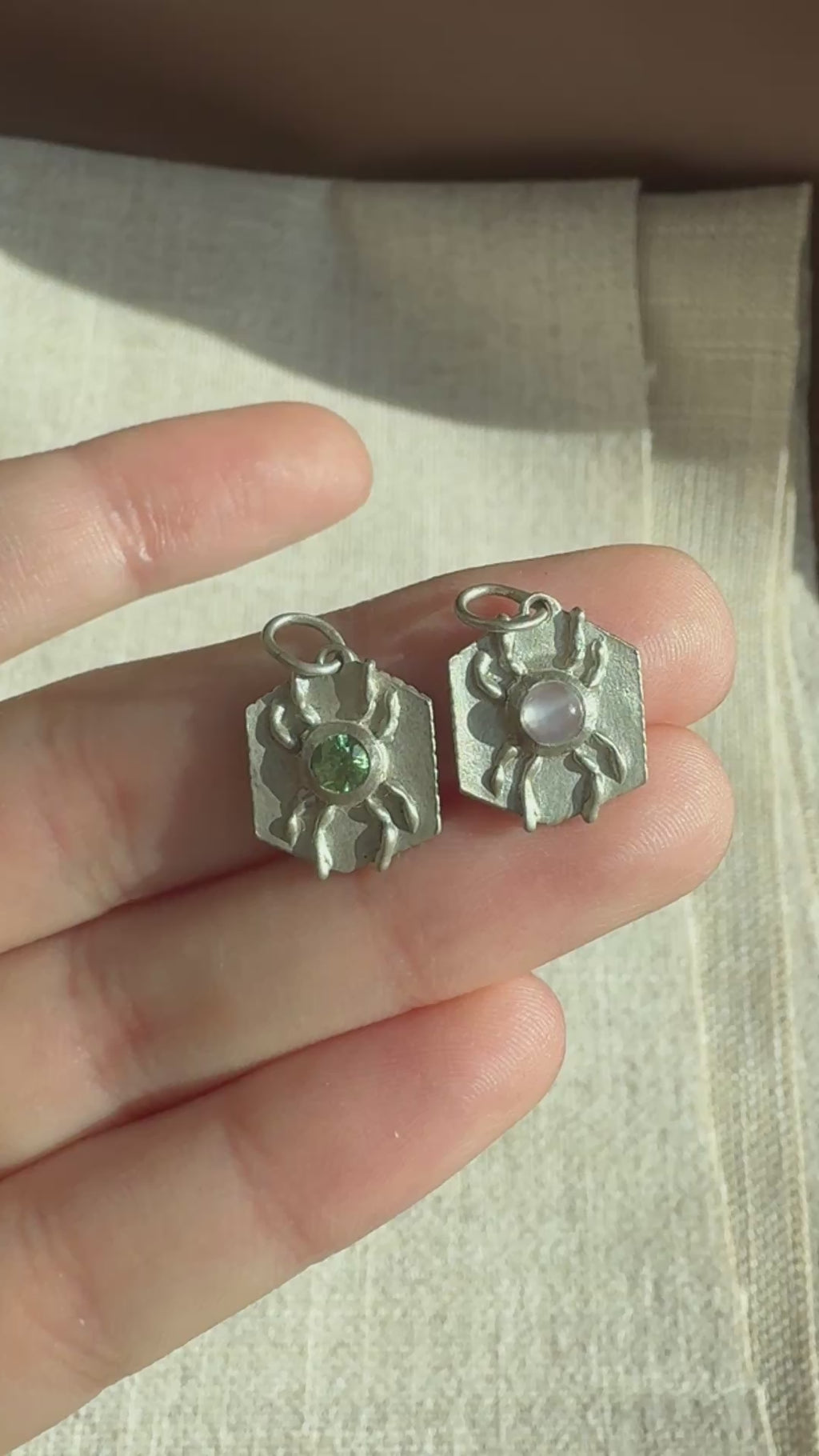 Silver Charlotte pendant