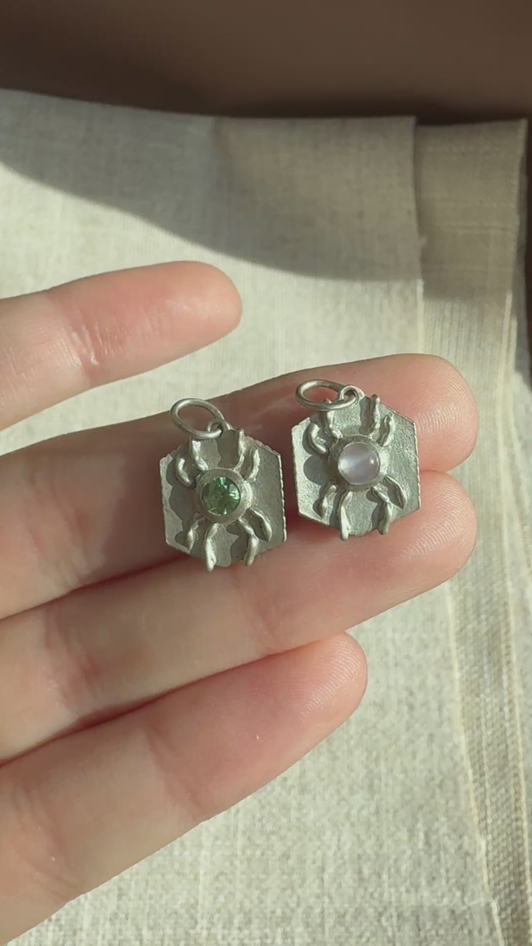 Silver Charlotte pendant