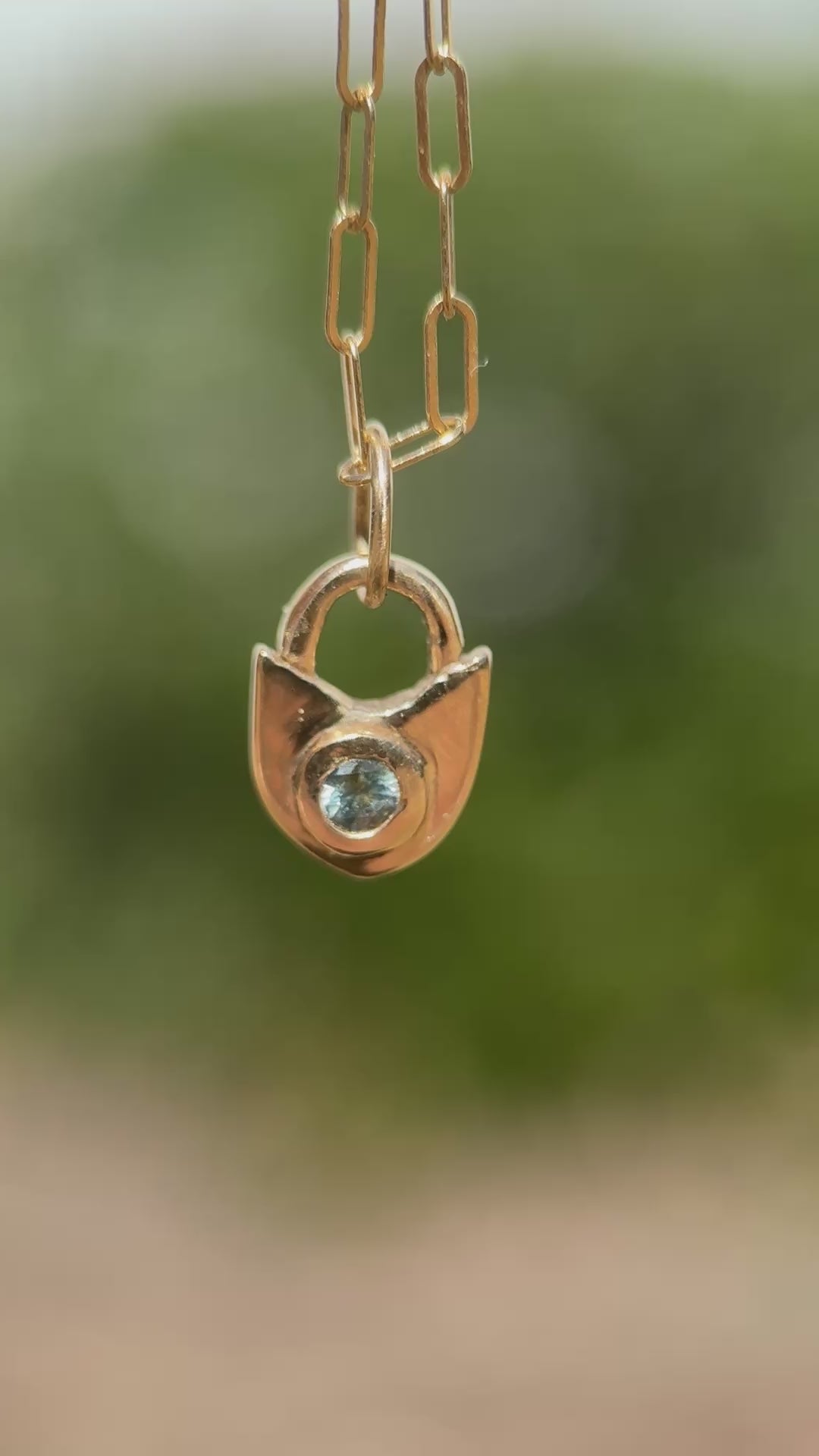 Montana kaleidoscope sapphire keep charm