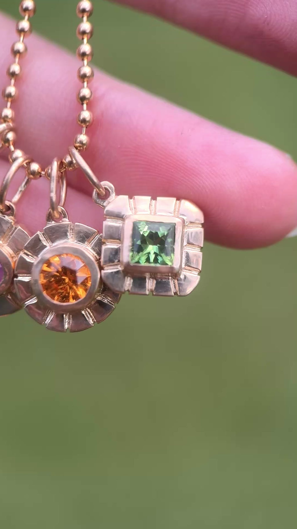 Fluted pendants