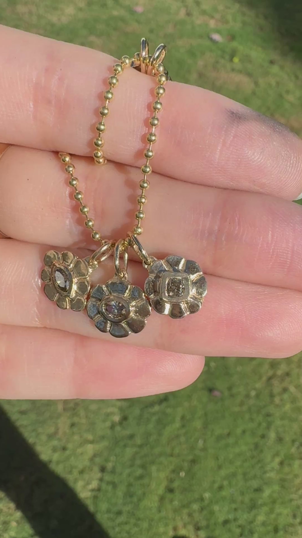 Mini fluted pendants