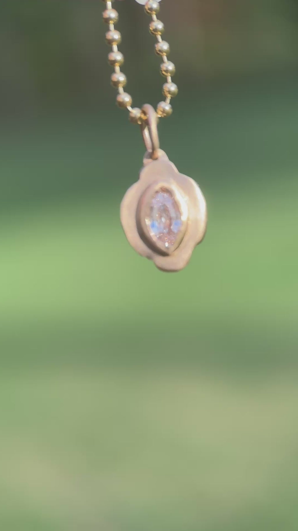 Cloud pendant: Diamond